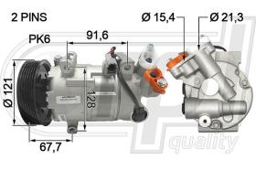  RE5078 - COMP.PCV MEGANE III-SCENIC III 1.5DCI 09-  (C0127)