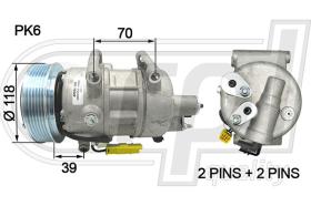 Automotive CI5048 - COMP.PCV C4 PICASSO/307 2.0HDI 07-  (C0076)