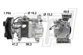 Automotive MZ5014 - COMPRESOR MAZDA 3 1.4-1.6