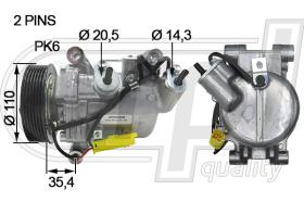 Automotive CI5056 - COMP.PCV C3- C. ELYSEE 13  (C0109)