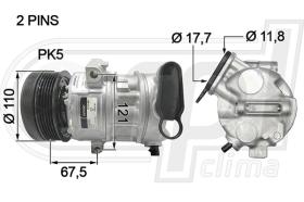 Automotive OP0043 - COMP.ORIGINAL OEM OP CORSA D 1.0-1.2 06-
