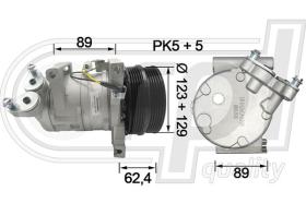  VO5033 - COMP.PCV FOCUS-C30-V50-V70 1.6-2.4D-2.5T  (C0108)