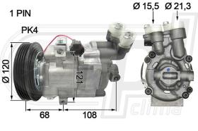 Automotive NI0044 - COMPR.VALEO ORIG. P/NISSAN MICRA
