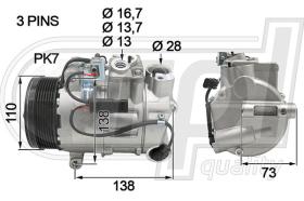 Automotive MB5086 - COMP.PCV W204-207-212-C218 350CDI 14-