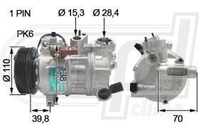 Automotive AU0077 - COMP.ORIGINAL OEM AUDI-SEAT-SKODA-VW 18- R1234Y
