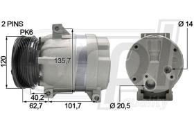 Automotive RE5024 - COMP.PCV TRAFIC-ESPACE 3-MEGANE
