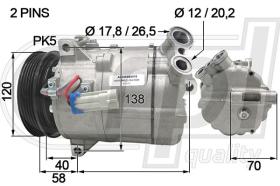 Automotive SB5016 - COMPRESOR SAAB 9-3