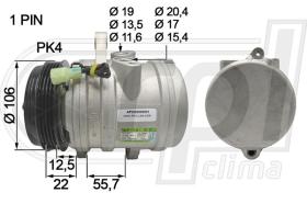 Automotive DW0031 - COMP.ORIGINAL OEM CHEV MATIZ 05-