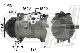 Automotive CH5038 - COMP.PCV JEEP G.CHEROKEE 2.7CRD
