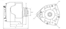· 2DE6107OEM - ALTERNADOR DENSO OEM 12V - 65A OEM