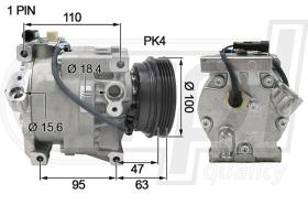 Automotive IV5004 - COMPRESOR IVECO DAILY-MASTER 2.8TD