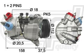 Automotive VO5029 - COMP.PCV S80 II-V70 II-XC60 2.4D  (C0110)