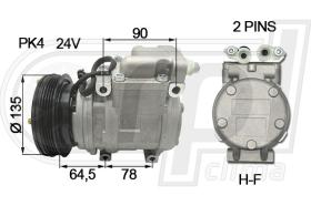 Automotive DW0008 - COMP.ORIGINAL OEM DOOSAN-TEREX-DAEWOO