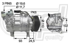 Automotive BW5078 - COMP.PCV BMW X3-X4 2.0/2.5D (C0150)