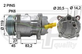 Automotive CI5028 - COMP.PCV XSARA-307-406-JUMPER HDI  PAG46 135ML (C0004)
