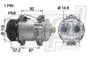 Automotive IV5006 - COMP.PCV IVECO-CASE-JCB 24V
