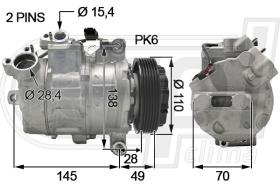 Automotive BW0051 - COMP.ORIGINAL OEM E90-E60 320D-520D 07-