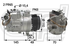 Automotive BW5051 - COMP.PCV E90-E60 320D-520D 07-