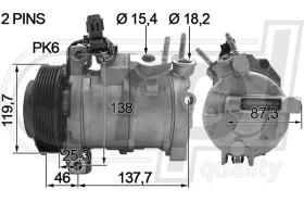 Automotive CH5048 - COMP.PCV DODGE JOURNEY 10SR17C
