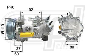 Automotive CI0043 - COMP.ORIGINAL OEM C4-PICASSO-C5-307-407-5008 1.6HDI