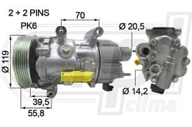 Automotive CI0052 - COMP.ORIGINAL OEM CI C4/308 2.0HDI 10-