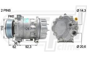 Automotive CI0061 - COMP.ORIGINAL OEM JUMPY-EXPERT-807 2.0HDI 11-