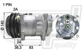 Automotive CL5004 - COMP.PCV CASE-CLAAS-FENDT-MF 140MM 12V