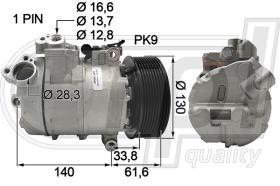 Automotive CL5011 - COMP.PCV CLAAS PK9 12V