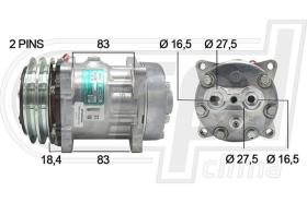 Automotive CS0006 - COMP.ORIGINAL OEM CASE 956XL-1455XL 12V