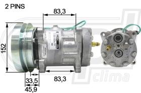 Automotive CT0003 - COMP.ORIGINAL OEM CATERPILLAR-CASE 24V