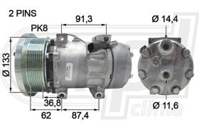 Automotive CT0006 - COMP.ORIGINAL OEM CATERPILLAR/CLAAS 12V