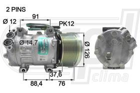 Automotive CT0017 - COMP.ORIGINAL OEM CAT 374FL