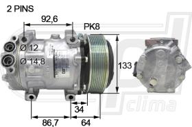 Automotive CT0024 - COMP.ORIGINAL OEM CAT 316-FL-320F-323FLN 24V