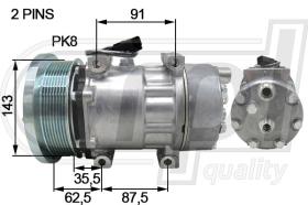 Automotive CT5006 - COMP.PCV CATERPILLAR/CLAAS 12V