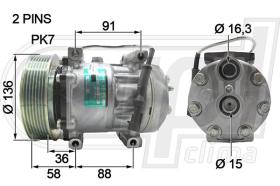 Automotive DF0004 - COMP.ORIGINAL OEM DAF CF85-XF85-XF105 05-