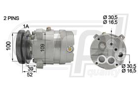 Automotive DW5034 - COMP.PCV DAEWOO-DOOSAN-VOLVO 55 12V 2PINS