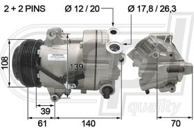 Automotive DW5039 - COMP.PCV CRUZE-CASCADA 1.6-1.8 12-19