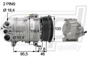 Automotive FT5039 - COMP.PCV FT G.PUNTO-AR MITO 1.4 -05/16