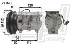 Automotive HT5011 - COMP.PCV HITACHI ZAX470-5G 10S13