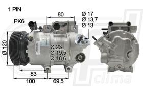 Automotive HY0048 - COMP.ORIGINAL OEM IX55-SANTA FE-VERACRUZ 3.8V6 ACTRAS