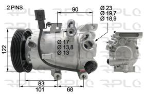 Automotive HY0093 - COMP.ORIGINAL OEM I20 1.1CRDI 15-