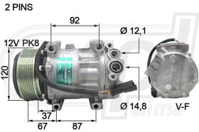 Automotive JC0001 - COMP.ORIGINAL OEM JCB 535-540-2CX-3CX-4CX