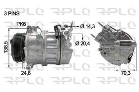Automotive JG0019 - COMP.ORIGINAL OEM JG XF-RROVER-LR4-EVOQUE 08-