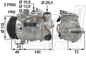 Automotive MB0084 - COMP.ORIGINAL OEM W204 250CDI-W166 ML350 CDI