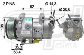 Automotive MNI003 - COMP.PCV MINI 1.4-1.6D 07- 110MM