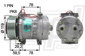 Automotive NH0009 - COMP.ORIGINAL OEM CASE-N.HOLLAND SD7H13