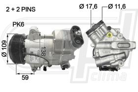 Automotive OP0061 - COMP.ORIGINAL OEM ASTRA J-ZAFIRA C 1.6-2.0CDTI 12-