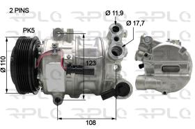 Automotive OP0077 - COMP.ORIGINAL OEM ASTRA K-INSIGNIA 1.0-1.4T 16- PK5 SD