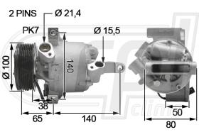 Automotive RE0104 - COMP.ORIGINAL OEM TWINGO-SMART 0.9 14-
