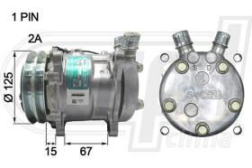 Automotive SD0594 - COMP.ORIGINAL OEM SD5S09 2A V-O 12V
